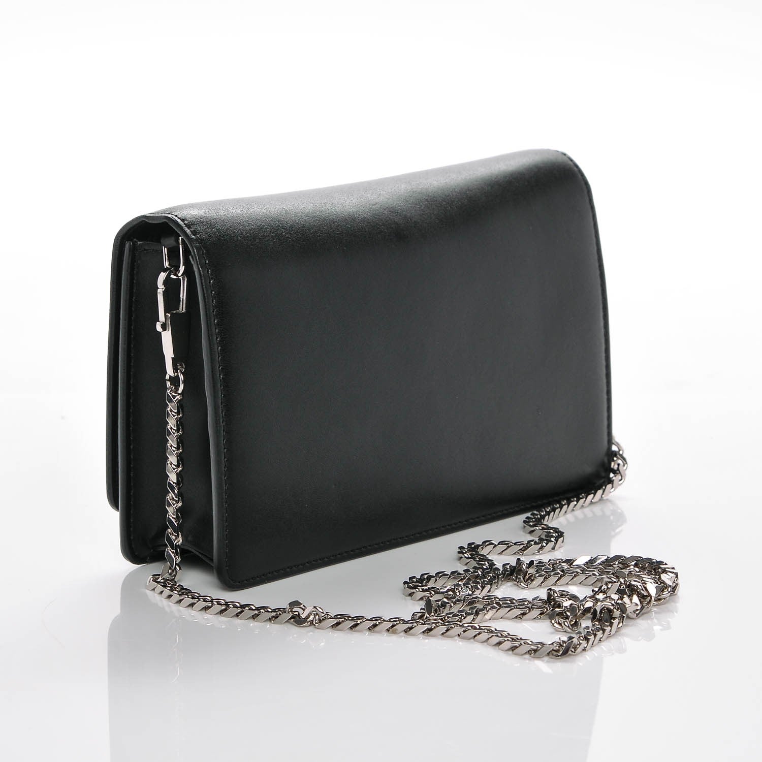 Givenchy Calfskin Star Pandora Chain Wallet Black 3 of 7