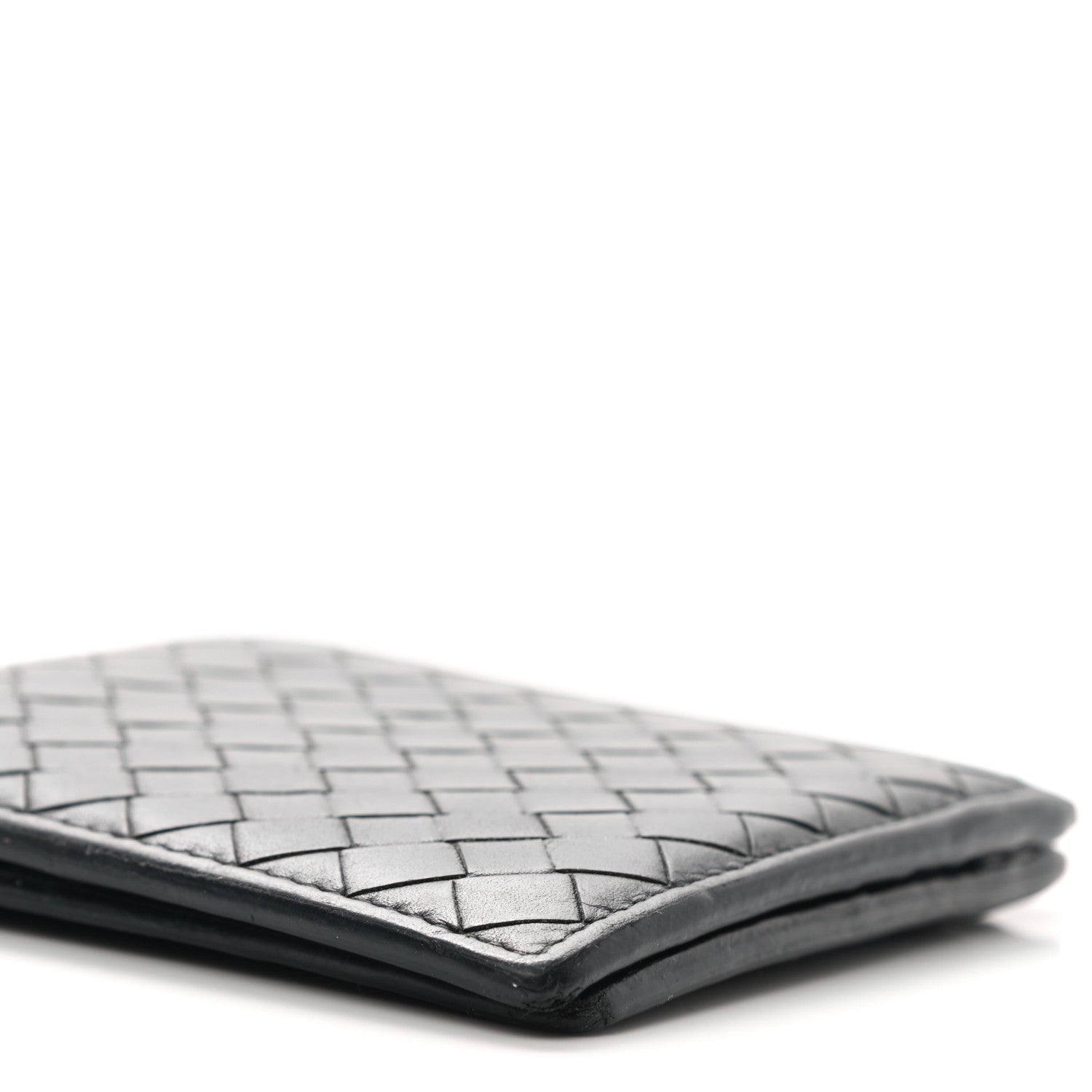 Bottega Veneta Nappa Intrecciato Bi-Fold Wallet Black 8 of 13