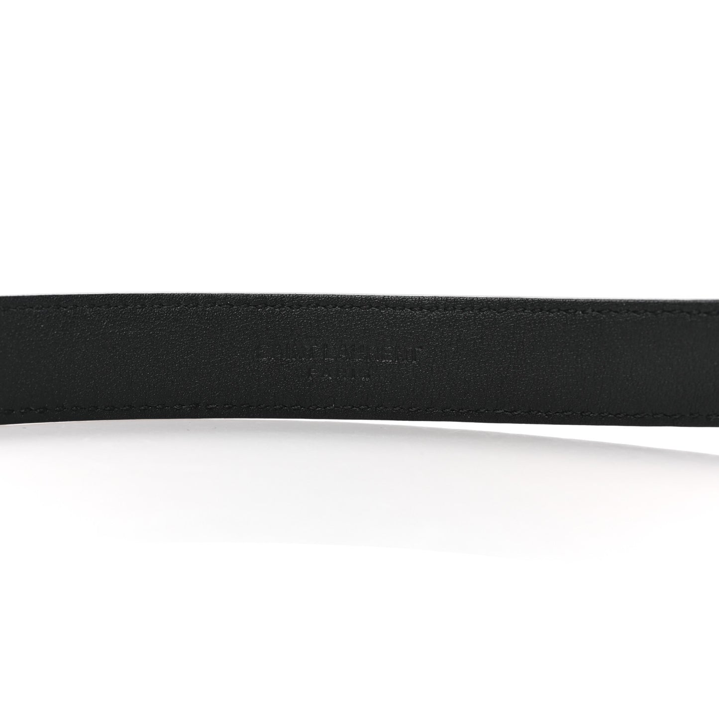 Smooth Calfskin Monogram Square Buckle Belt 95 38 Black