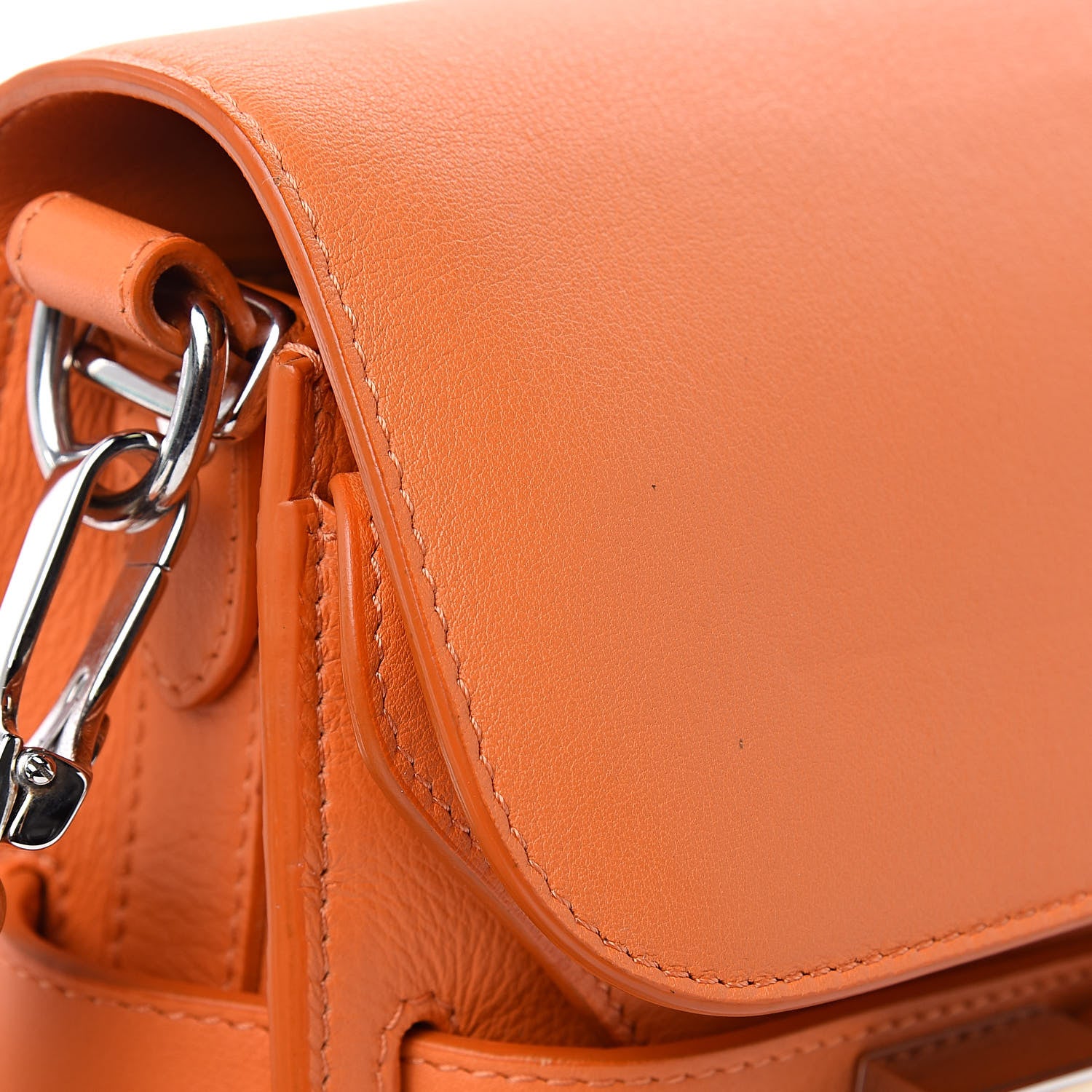 Proenza Schouler Smooth Calfskin Mini PS11 Classic Shoulder Bag Orange 11 of 12