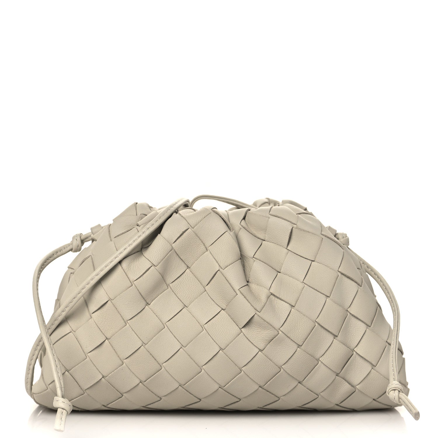 Bottega Veneta Nappa Intrecciato The Mini Pouch Plaster 1 of 13