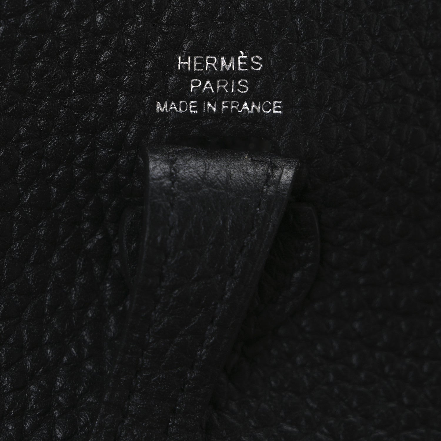 Hermes Taurillon Clemence Evelyne TPM Black 6 of 10