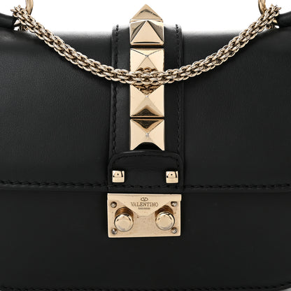 Valentino Garavani Vitello Small Glam Lock Rockstud Flap Black 7 of 9