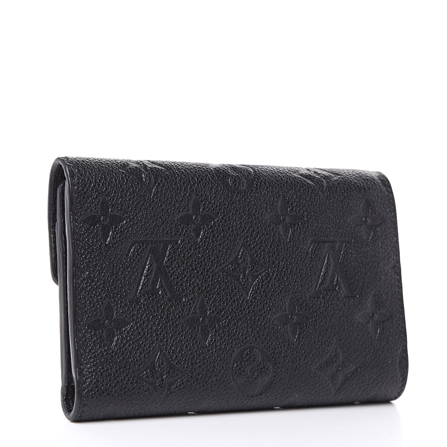 Louis Vuitton Empreinte Compact Curieuse Wallet Black 3 of 7