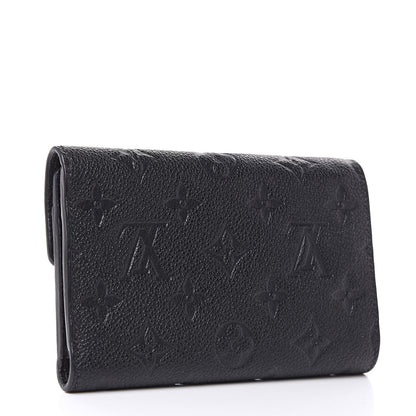 Louis Vuitton Empreinte Compact Curieuse Wallet Black 3 of 7