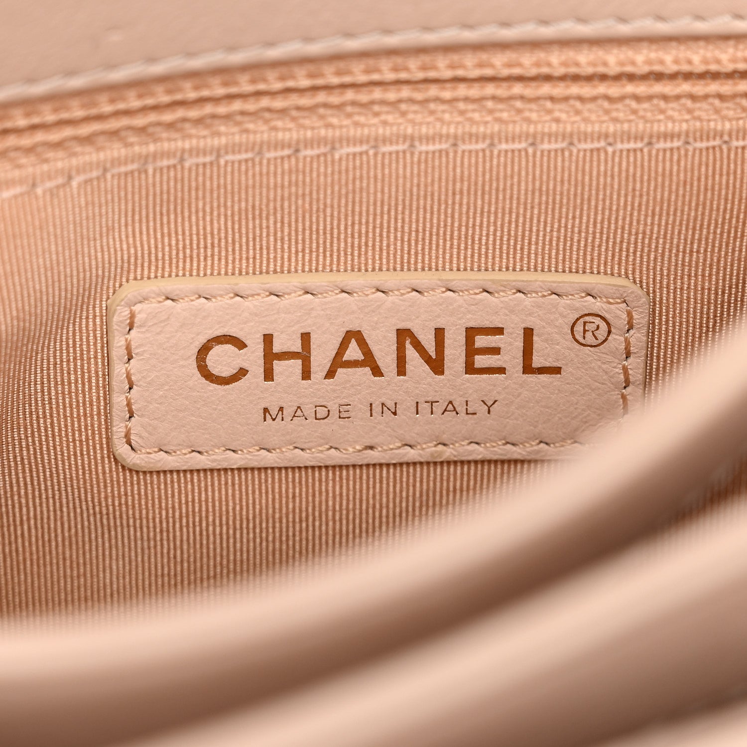 Chanel Lambskin Quilted Small Trendy Spirit Top Handle Bag Beige 6 of 12