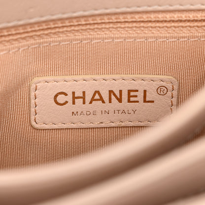 Chanel Lambskin Quilted Small Trendy Spirit Top Handle Bag Beige 6 of 12