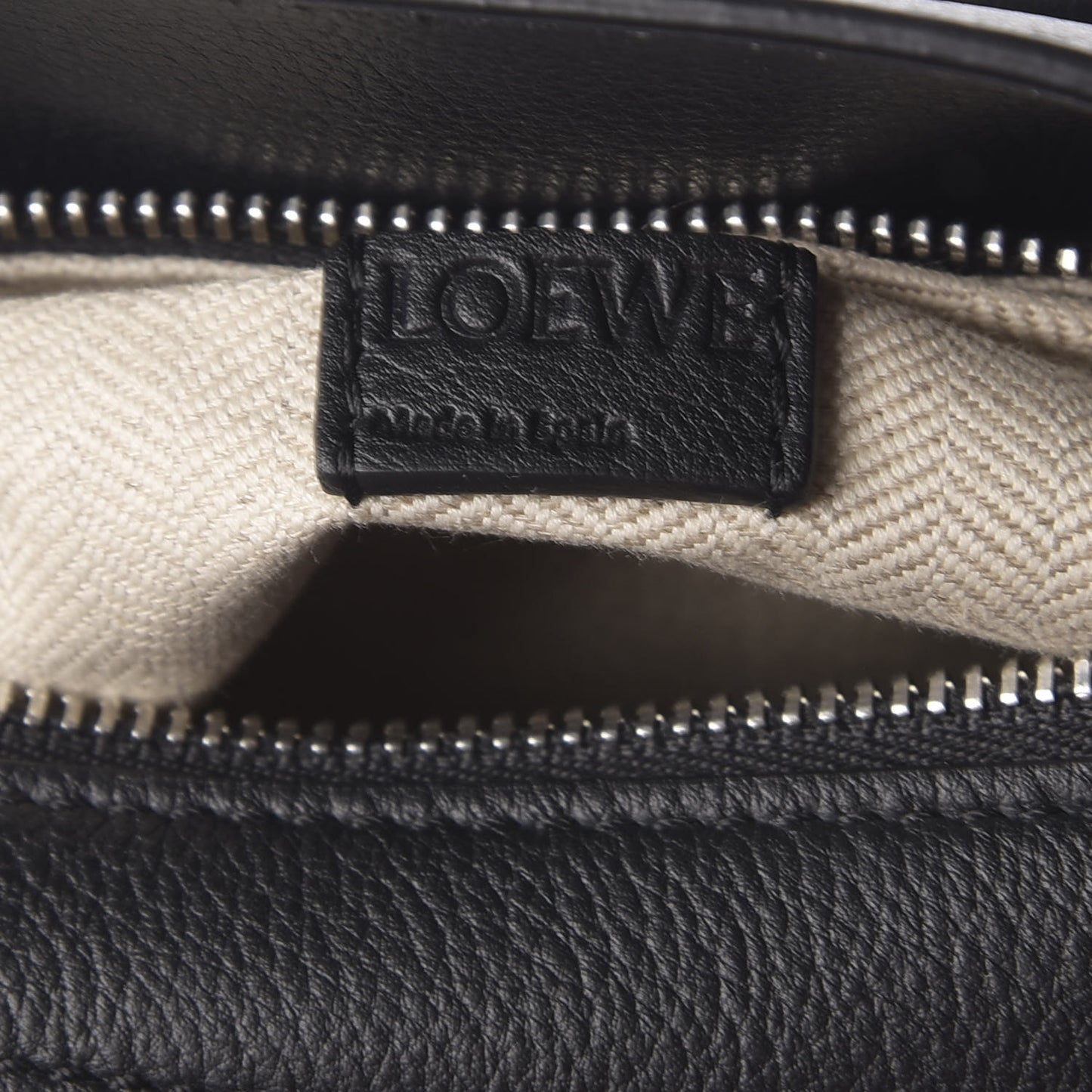 Calfskin Mini Puzzle Bag Black