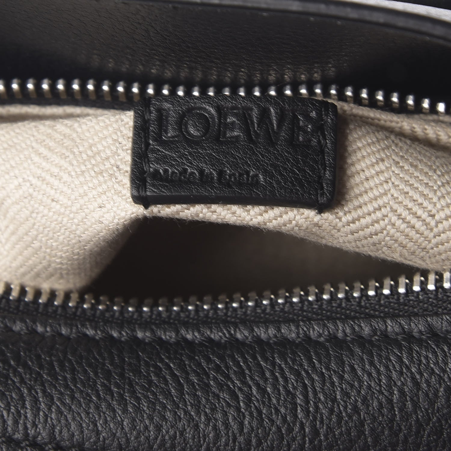 Loewe Calfskin Mini Puzzle Bag Black 8 of 10