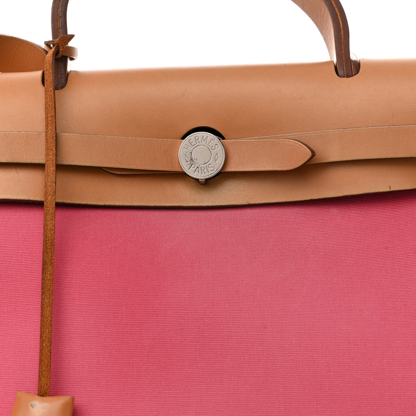 Toile Vache Hunter Herbag Zip 31 PM Rose Lipstick Natural