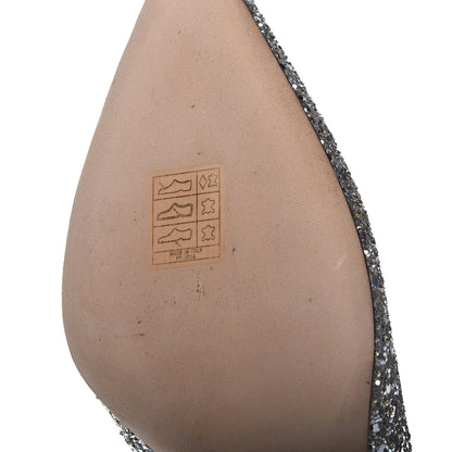 Jimmy Choo Glitter Erin 85 Slingback Pump 38.5 10 of 11