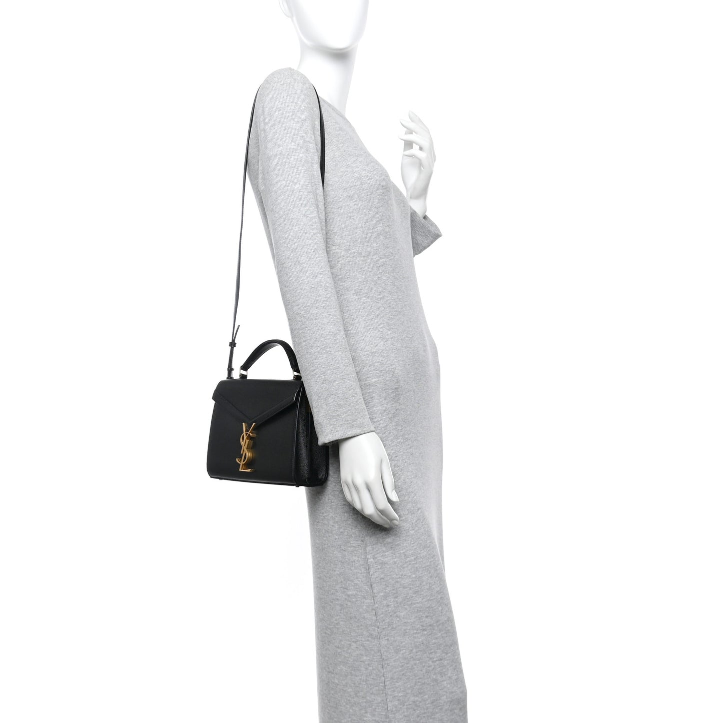 Grain de Poudre Mini Classic Monogram Cassandra Top Handle Black