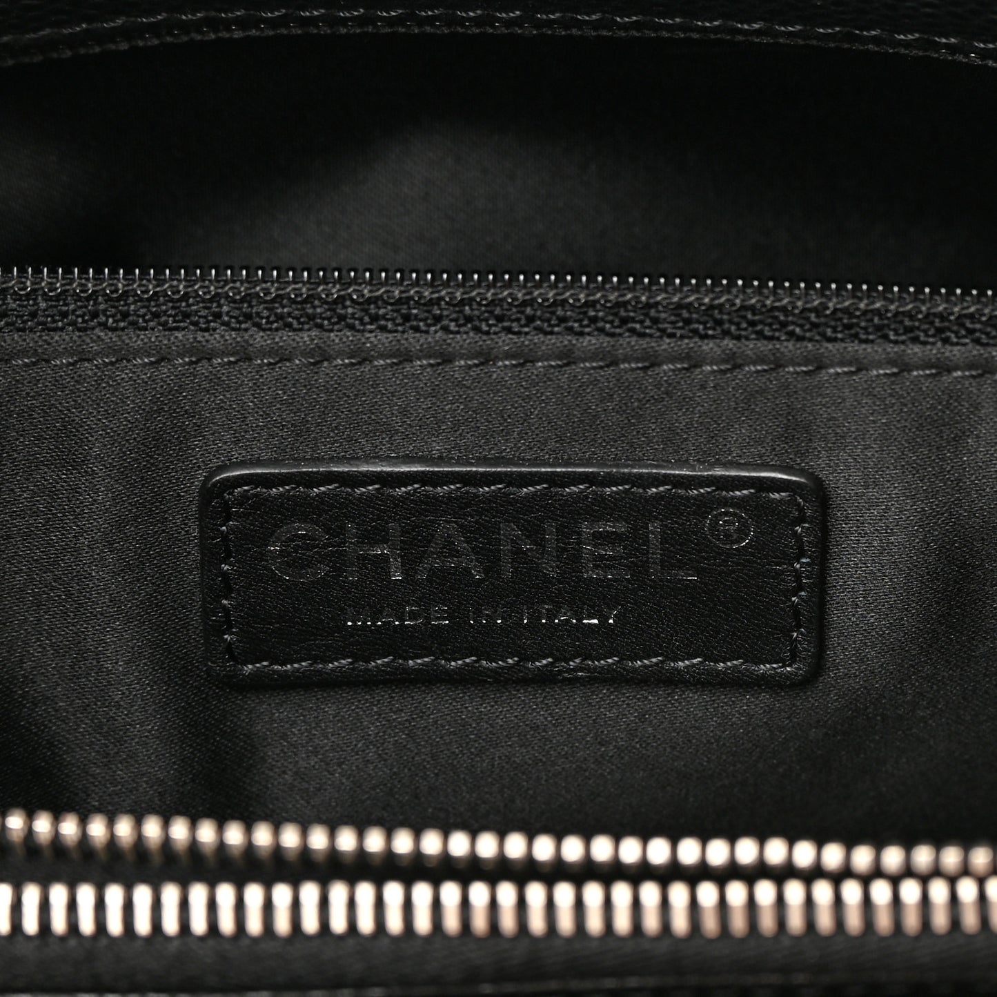 Caviar Quilted Grand Shopping Tote GST Black