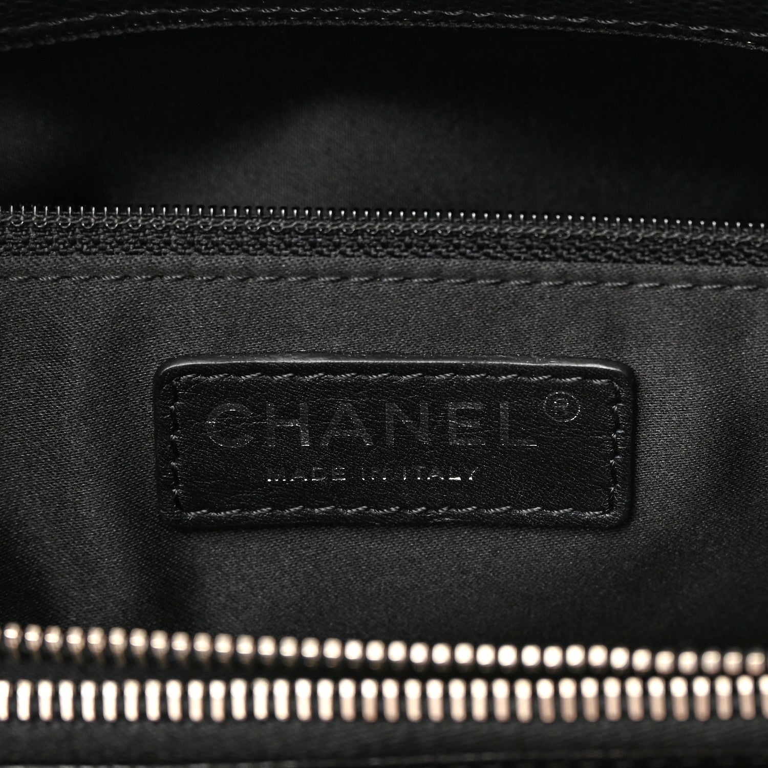 Chanel Caviar Quilted Grand Shopping Tote GST Black 7 of 14