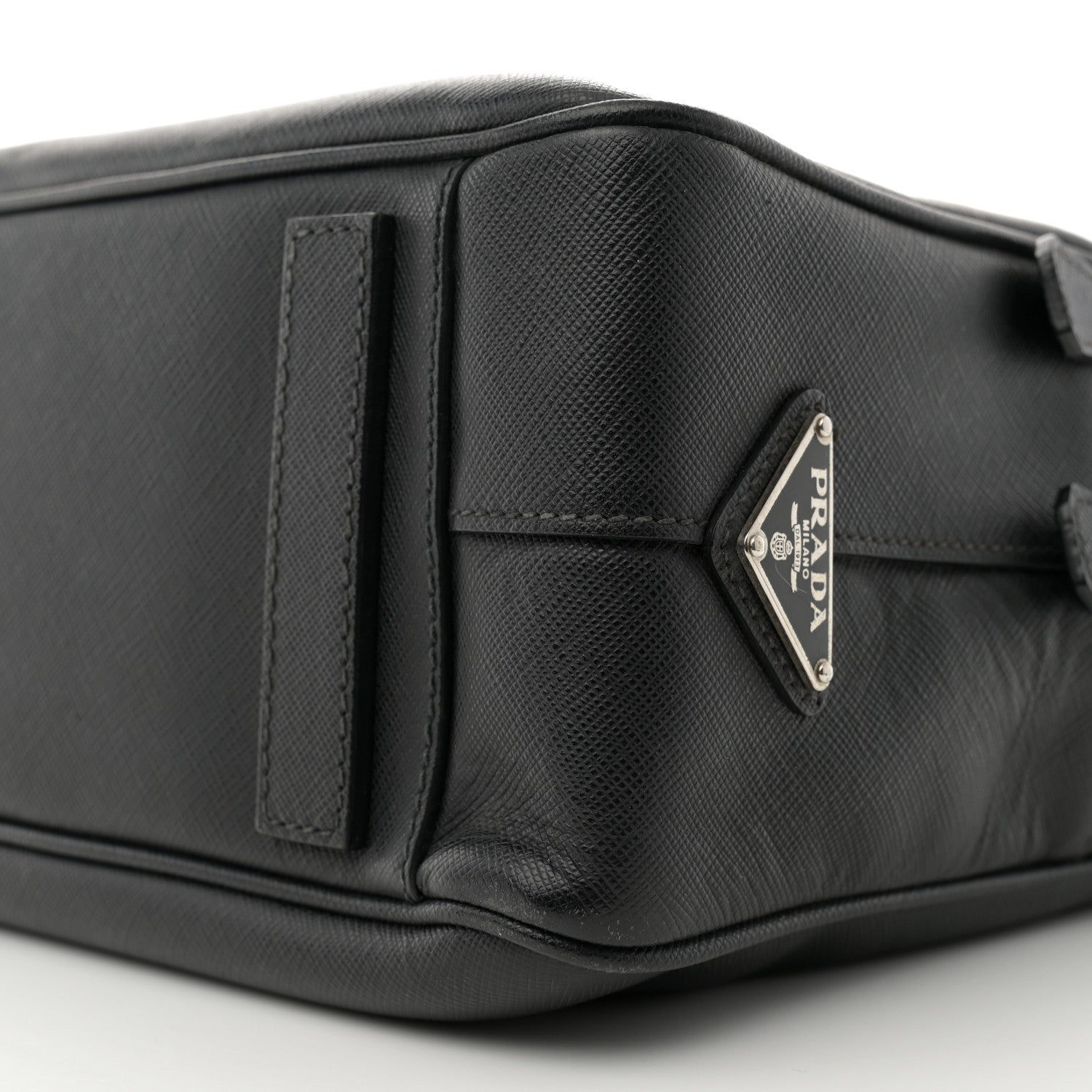 Prada Saffiano Travel Briefcase Black 11 of 15