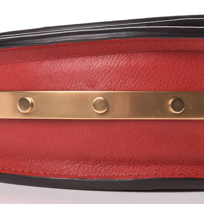 Chloe Calfskin Small Nile Bracelet Minaudiere Bag Dahlia Red 9 of 10