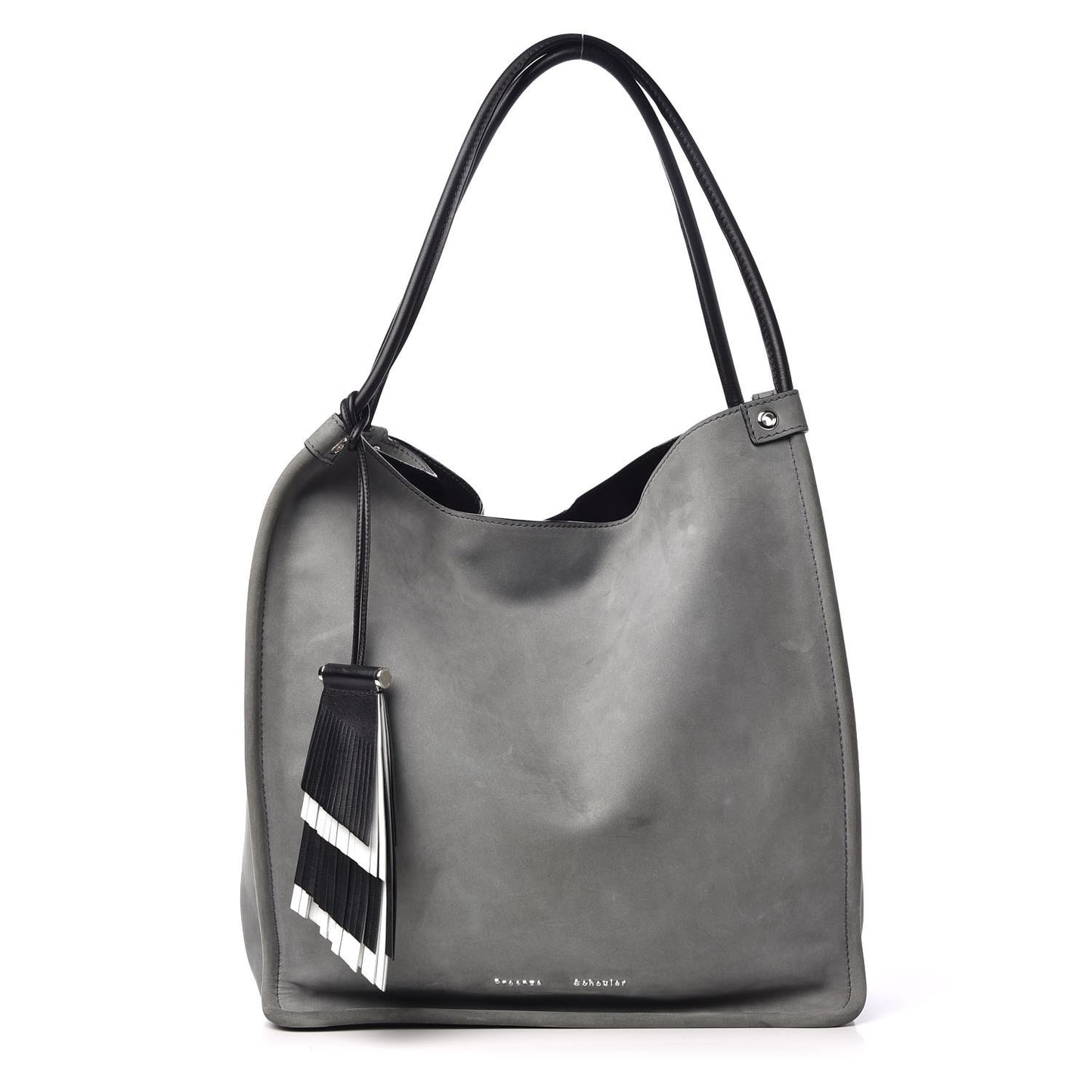 Nubuck Medium Tote Heather Grey