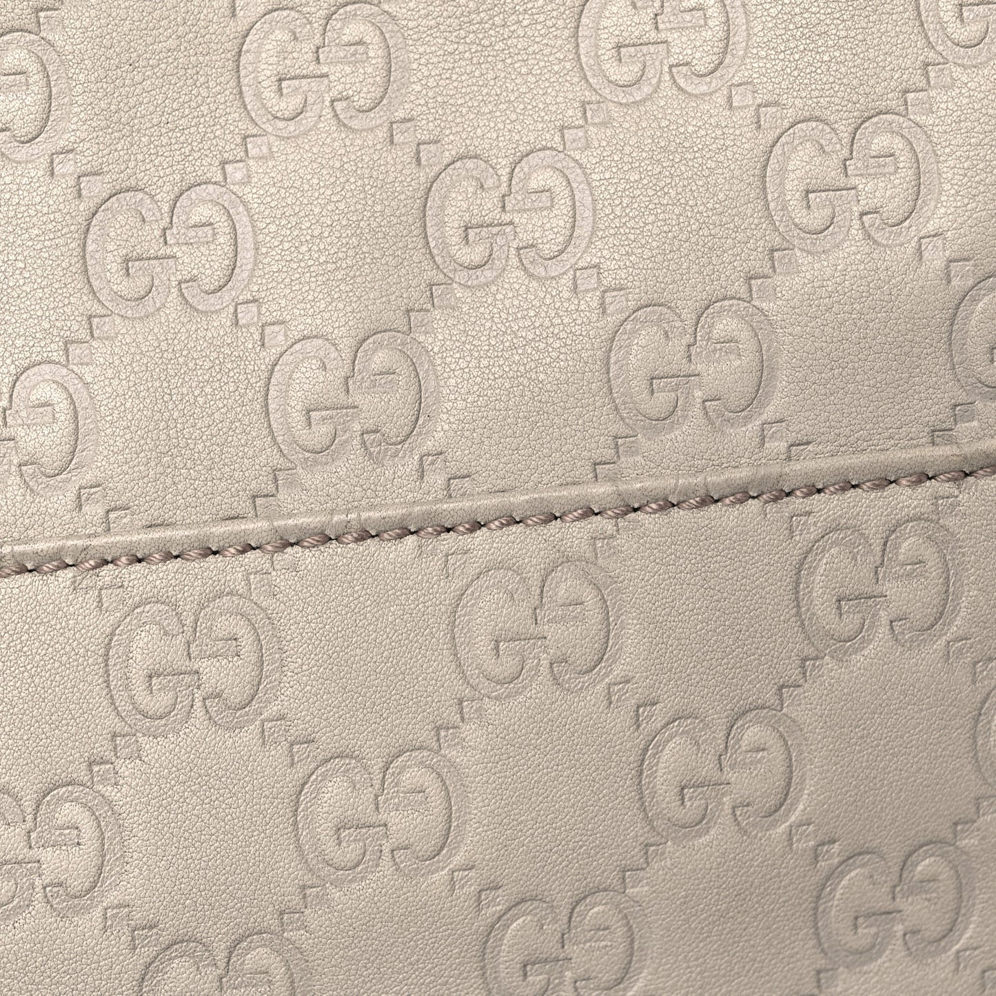 Guccissima Flap Messenger Bag Ivory