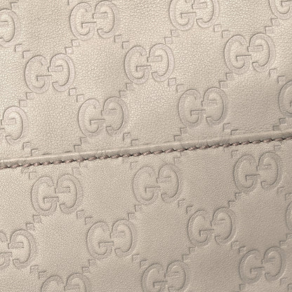 Gucci Guccissima Flap Messenger Bag Ivory 16 of 23