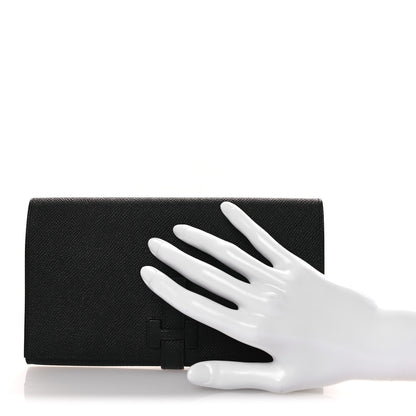 Hermes Epsom New H Passant Toutenmain Wallet Black 2 of 8