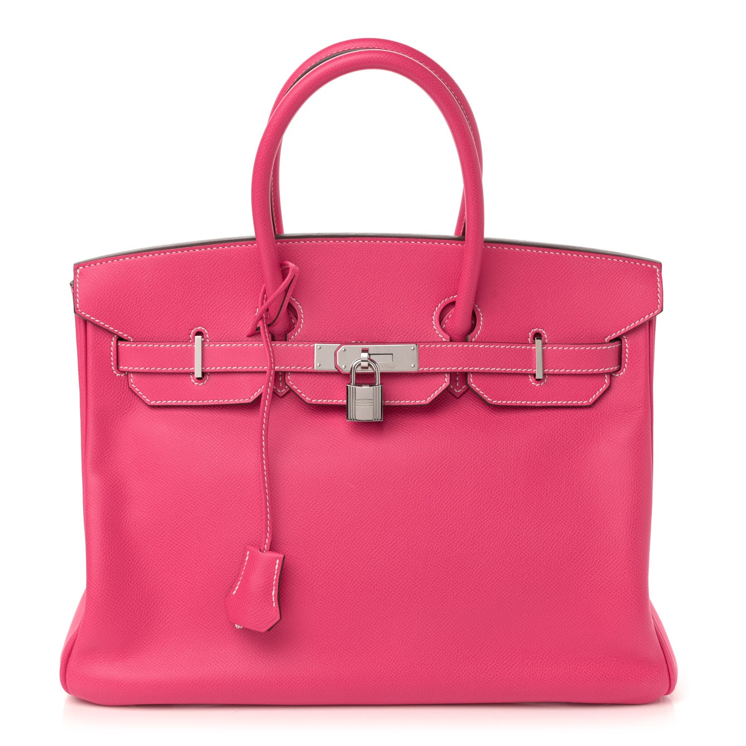 Hermes Epsom Candy Birkin 35 Rose Tyrien Rubis 1 of 19