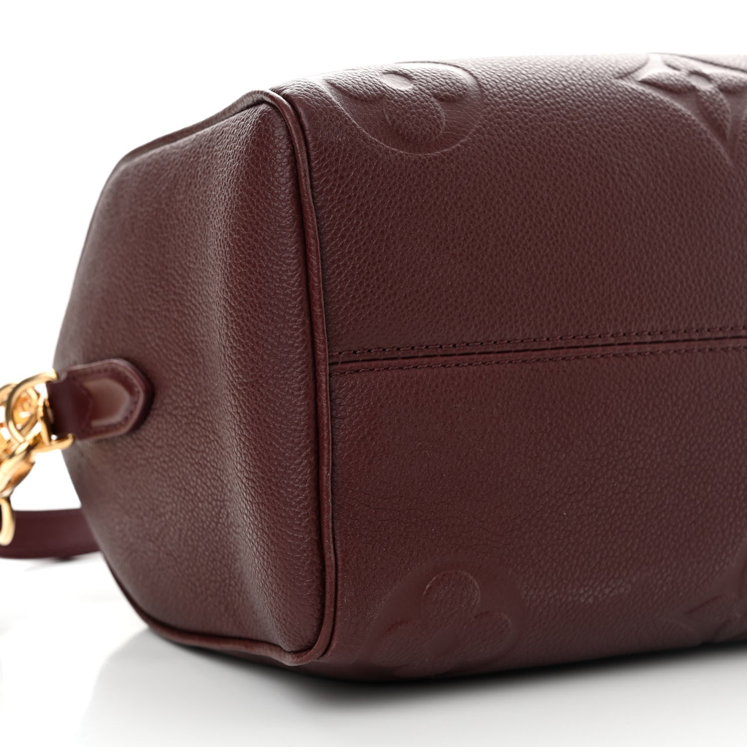 Louis Vuitton Empreinte Monogram Giant Speedy Bandouliere 25 Wine 8 of 9