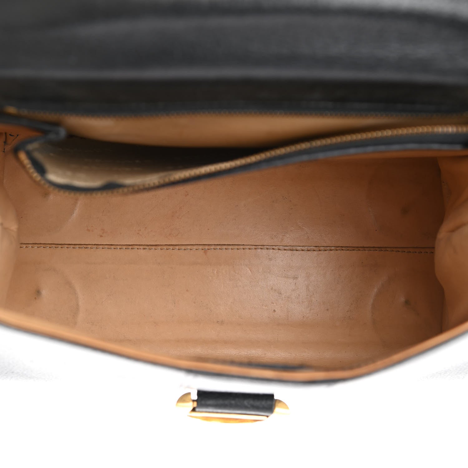 Delvaux Crispy Calfskin MM Brillant Satchel Black 5 of 19