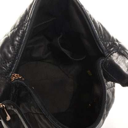 Chanel Lambskin Cloudy Bundle Hobo Black 5 of 7