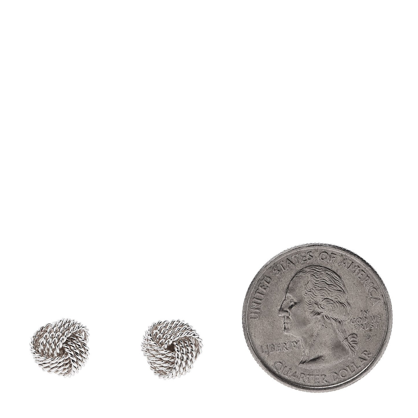Sterling Silver Twist Knot Earrings