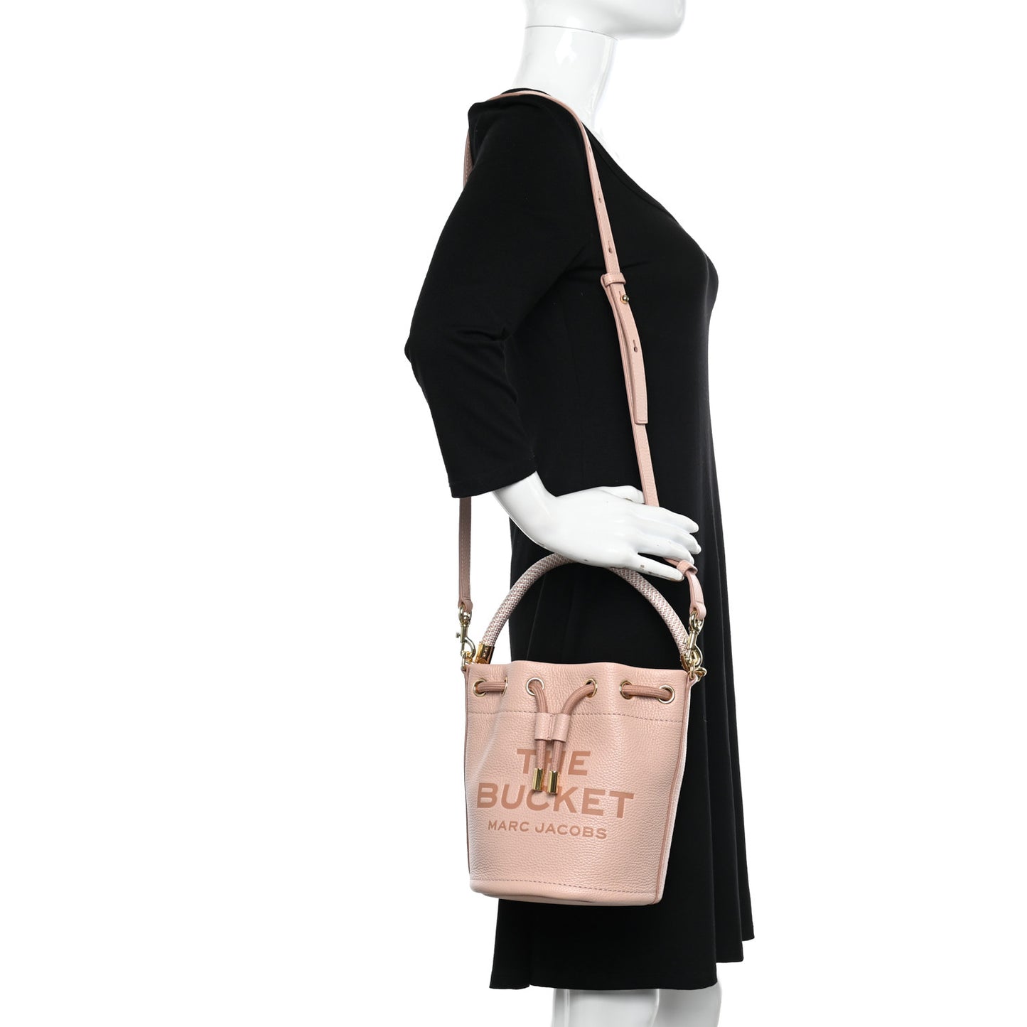 Grained Calfskin The Bucket Bag Powder