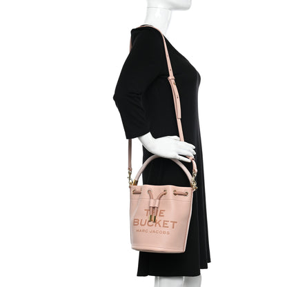 Marc Jacobs Grained Calfskin The Bucket Bag Powder 2 of 11