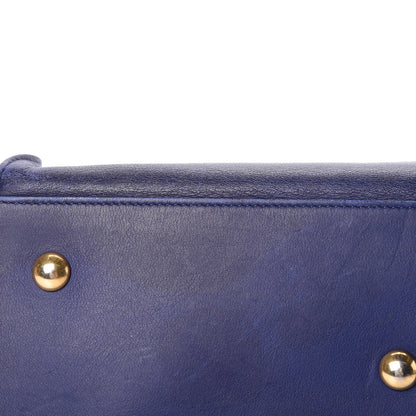 Saint Laurent Calfskin Small Classic Y Cabas Royal Blue 28 of 31