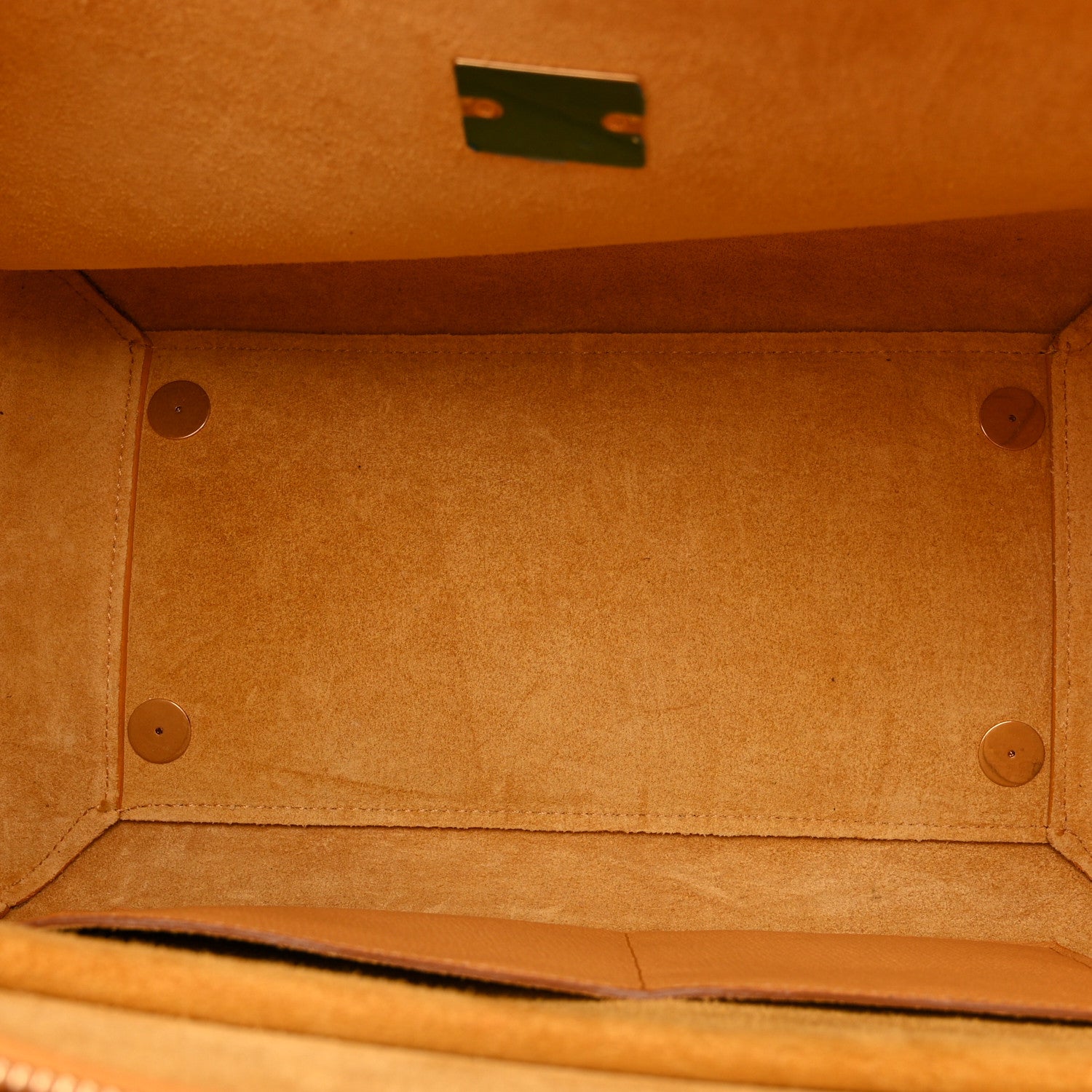 Celine Grained Calfskin Mini Belt Bag Amber 5 of 13