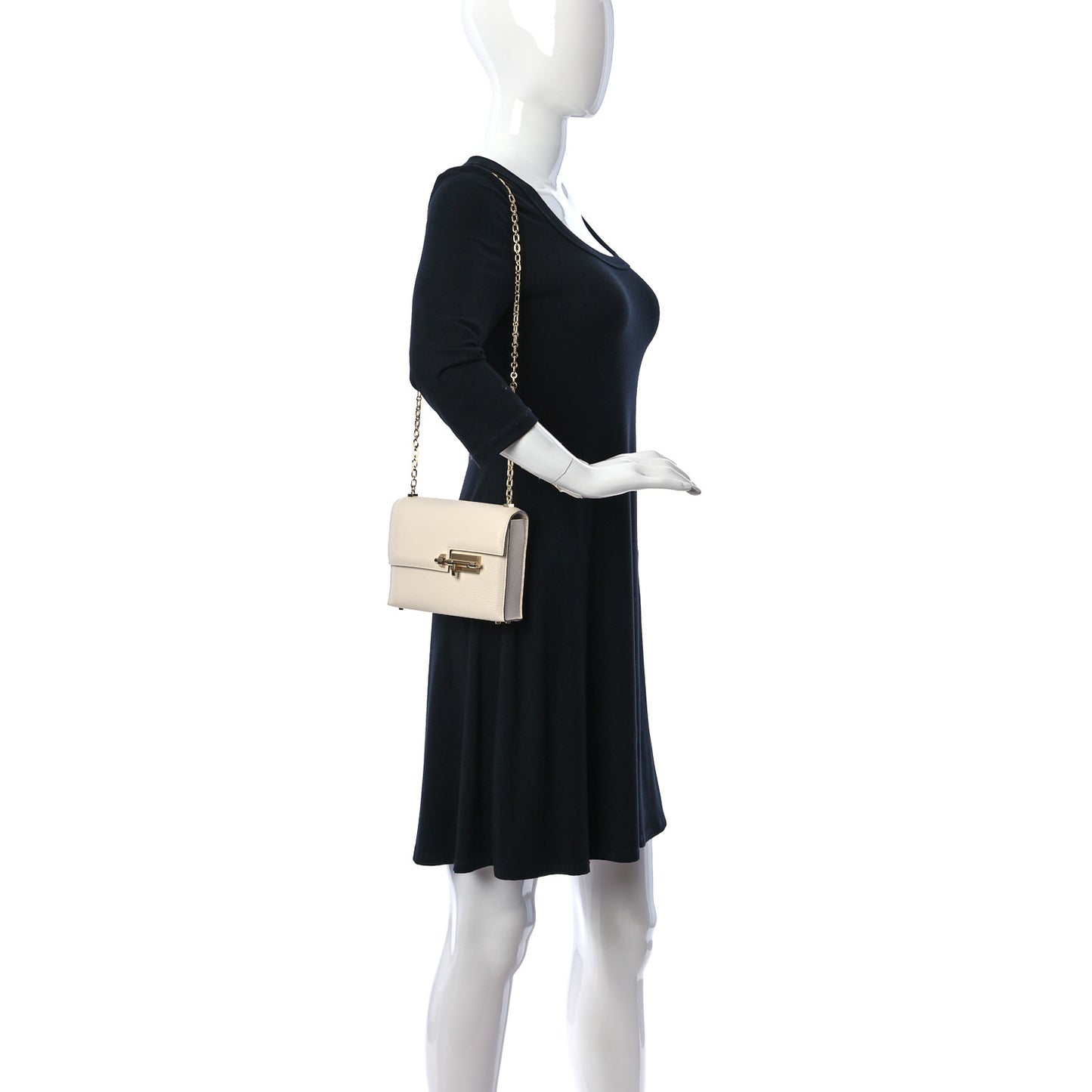 Chevre Mysore Mini Verrou Chaine Bag Nata