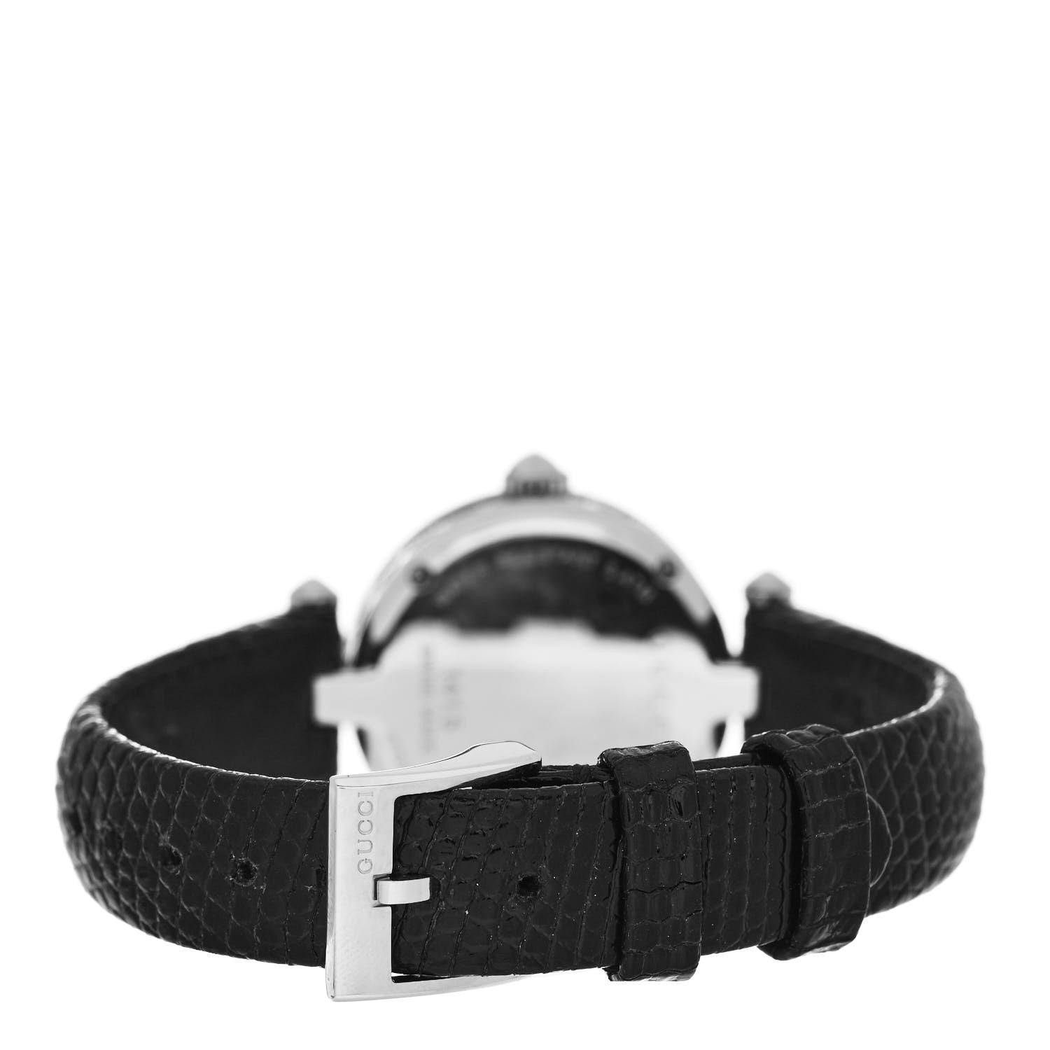 Gucci Stainless Steel Lizard Diamond Bezel Mother of Pearl 27mm Diamantissima Quartz Watch 3 of 4