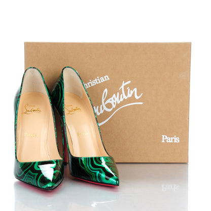 Christian Louboutin Patent Malachite So Kate 120 Pumps 37.5 Vert 8 of 8