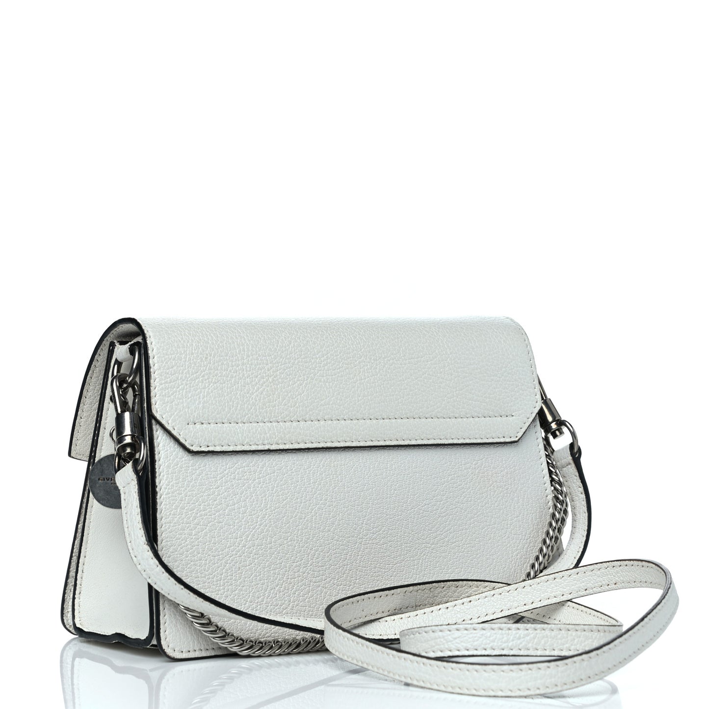 Goatskin Small GV3 Shoulder Bag White