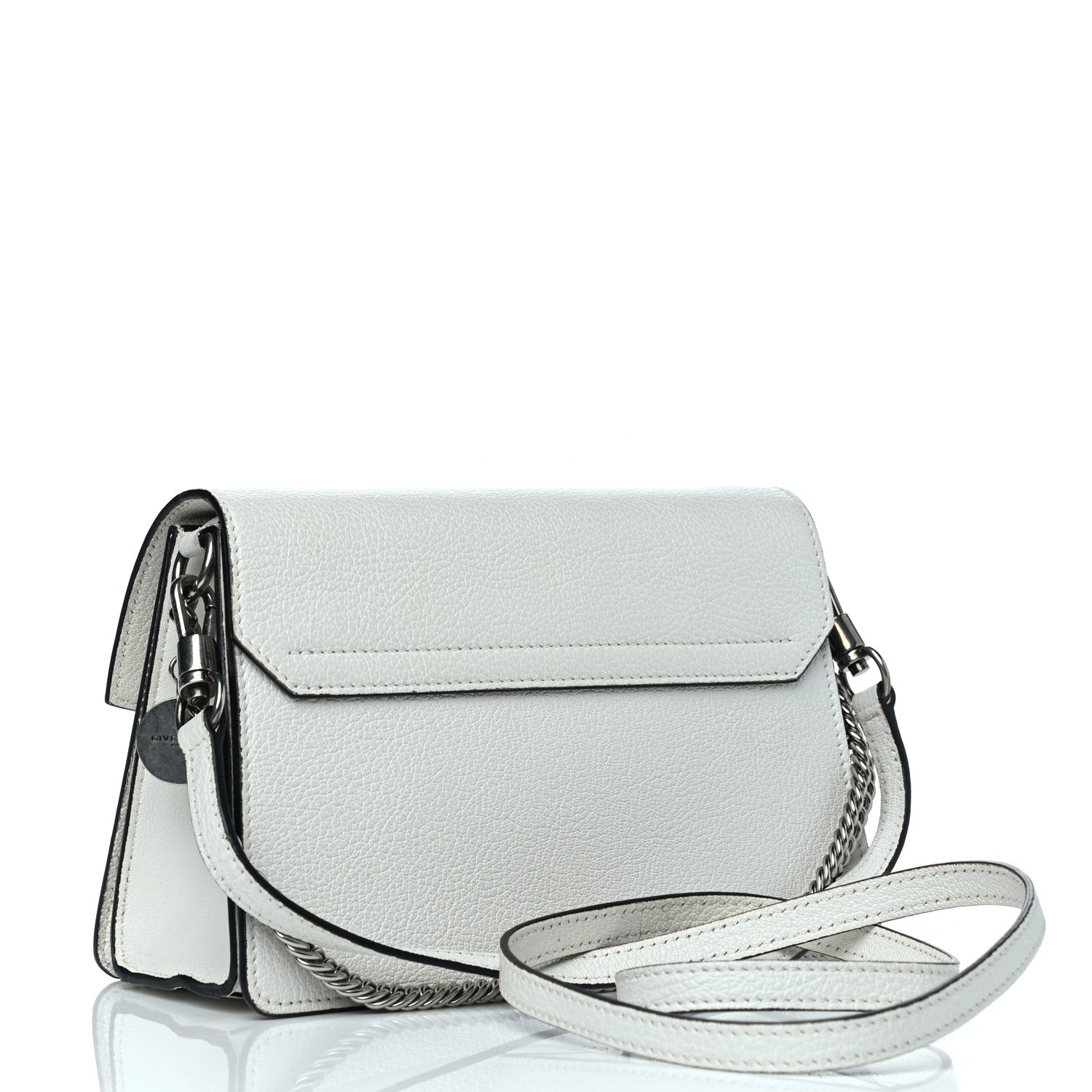 Givenchy Goatskin Small GV3 Shoulder Bag White 2 of 14
