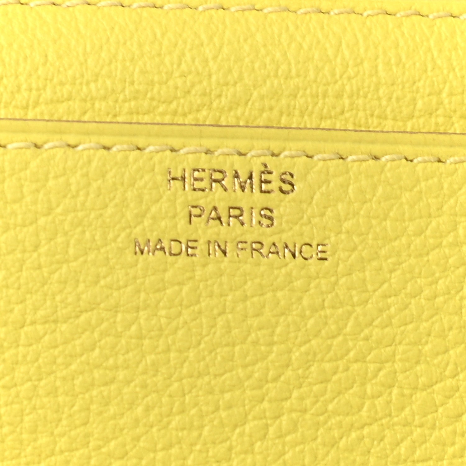 Hermes Evercolor Constance Wallet To Go Lime 6 of 7