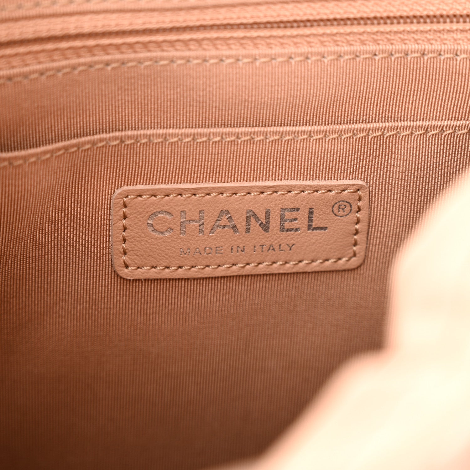 Chanel Calfskin Chevron Quilted Small Urban Spirit Backpack Beige 6 of 14