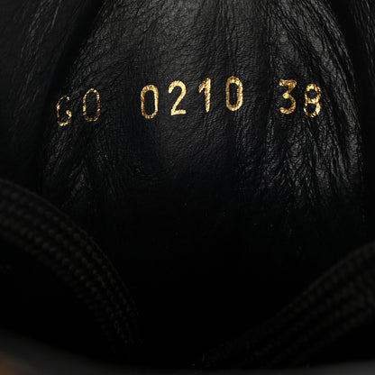 Louis Vuitton Suede Monogram Run Away Sneakers 38 Black 8 of 8