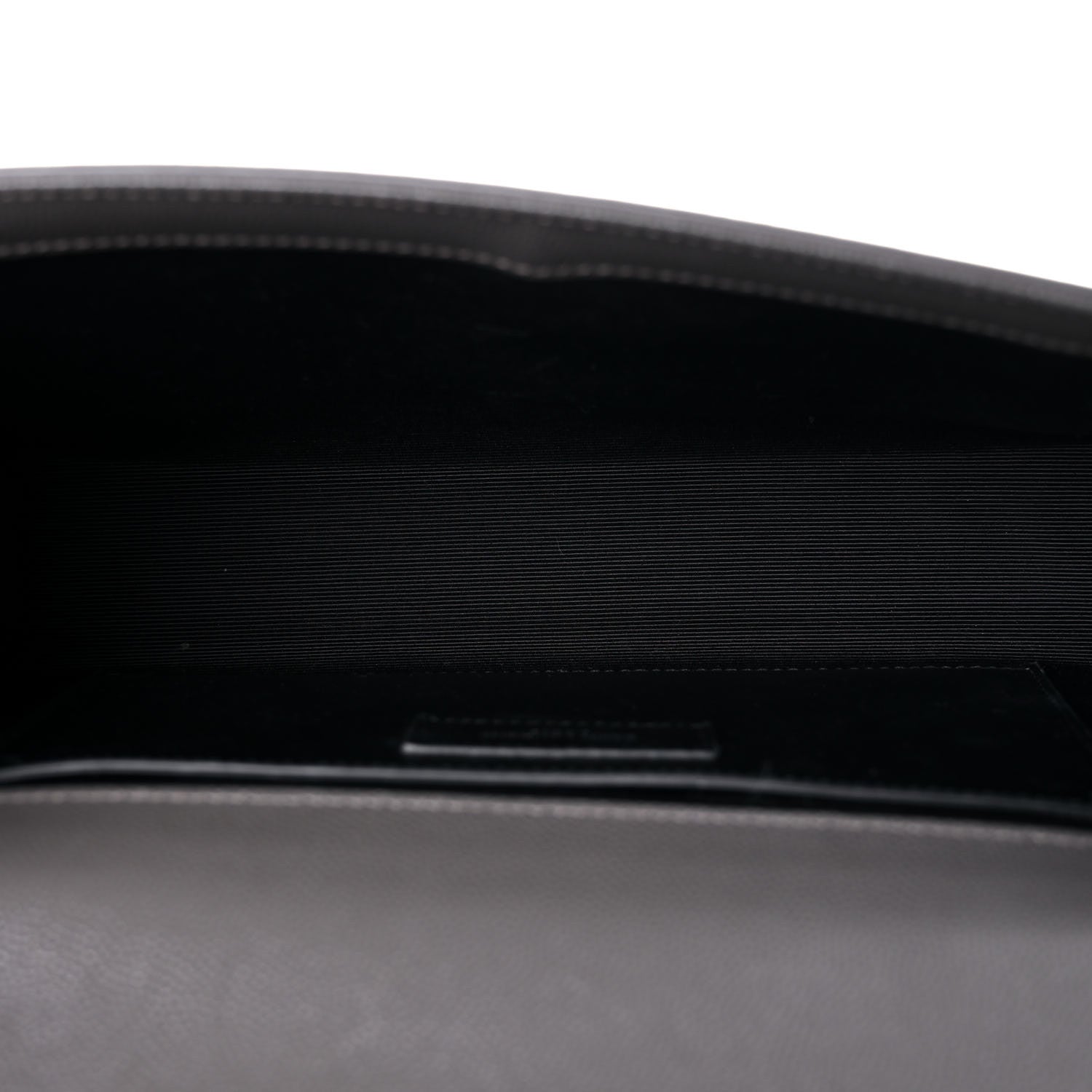 Saint Laurent Grain De Poudre Medium Classic Monogram Kate Satchel Earth Grey 5 of 15