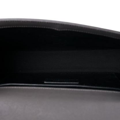 Saint Laurent Grain De Poudre Medium Classic Monogram Kate Satchel Earth Grey 5 of 15