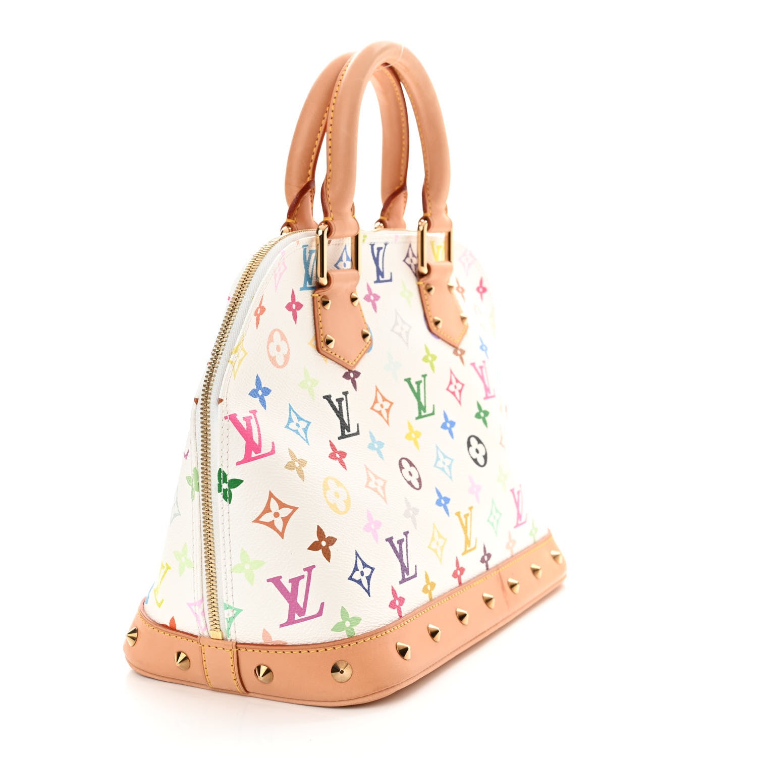 Louis Vuitton Monogram Multicolor Alma White 3 of 13