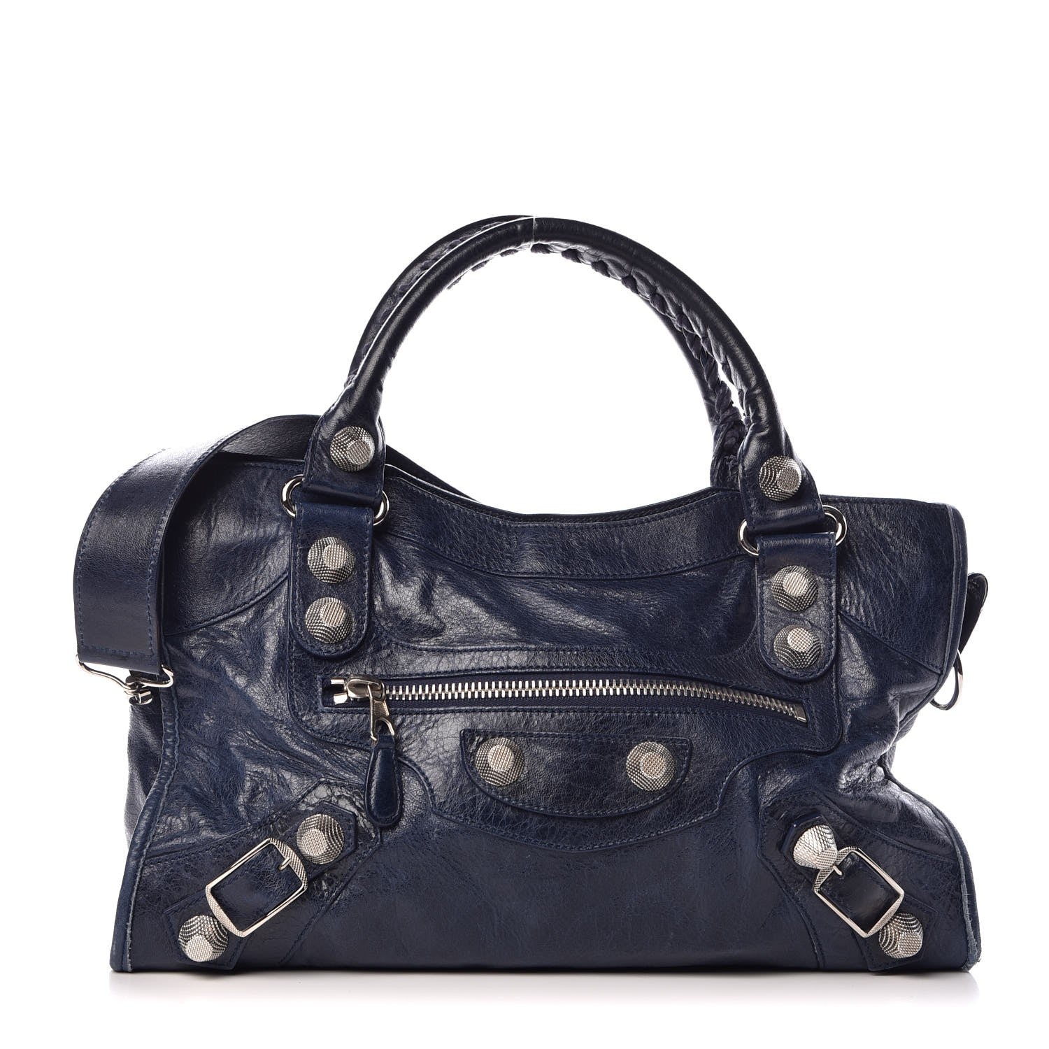 Balenciaga Agneau Giant 21 Silver Hardware City Marine 1 of 14
