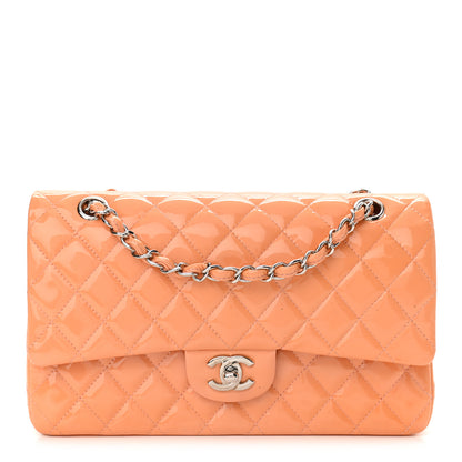Chanel Patent Quilted Medium Double Flap Light Pink 1 of 12