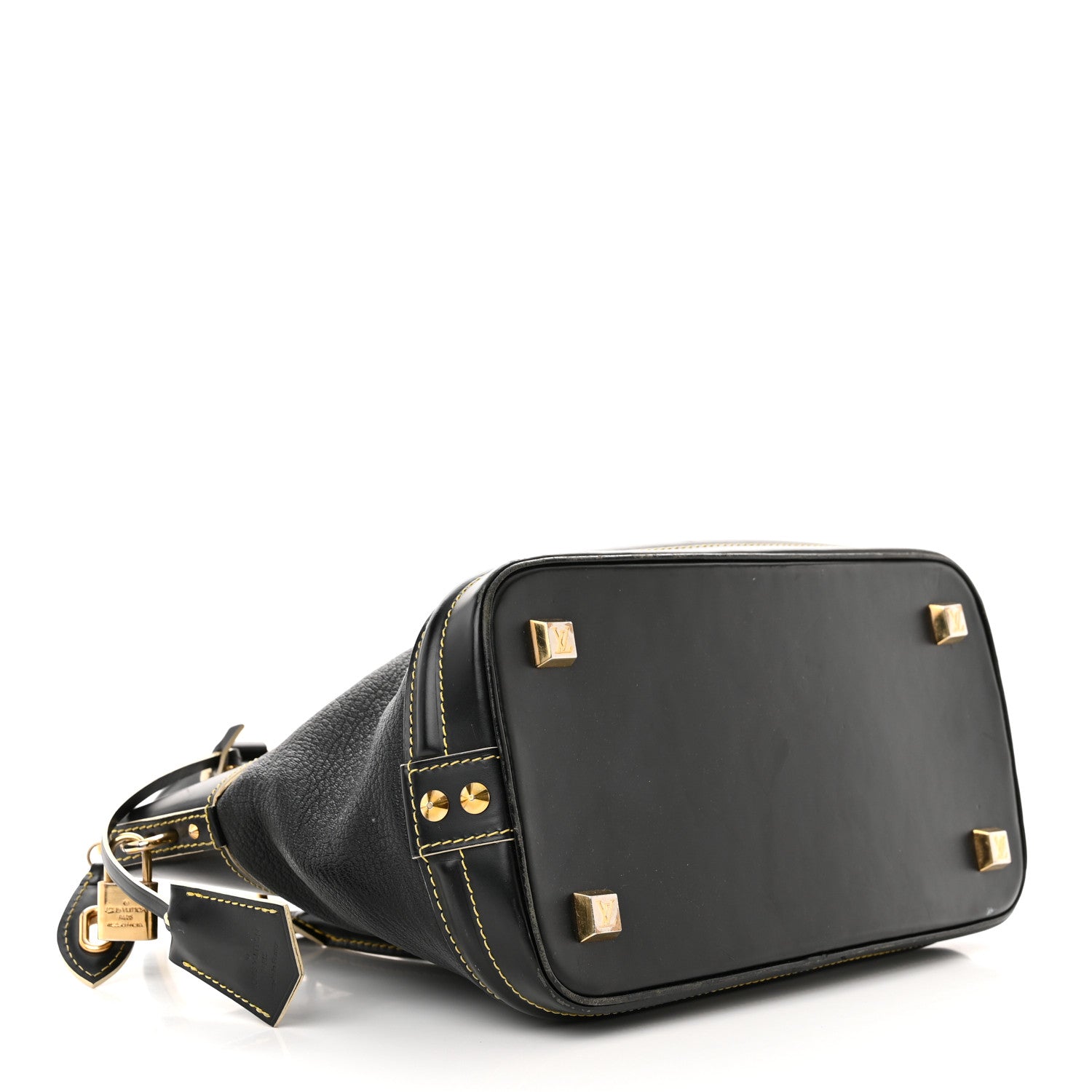 Louis Vuitton Suhali Lockit MM Black 4 of 22