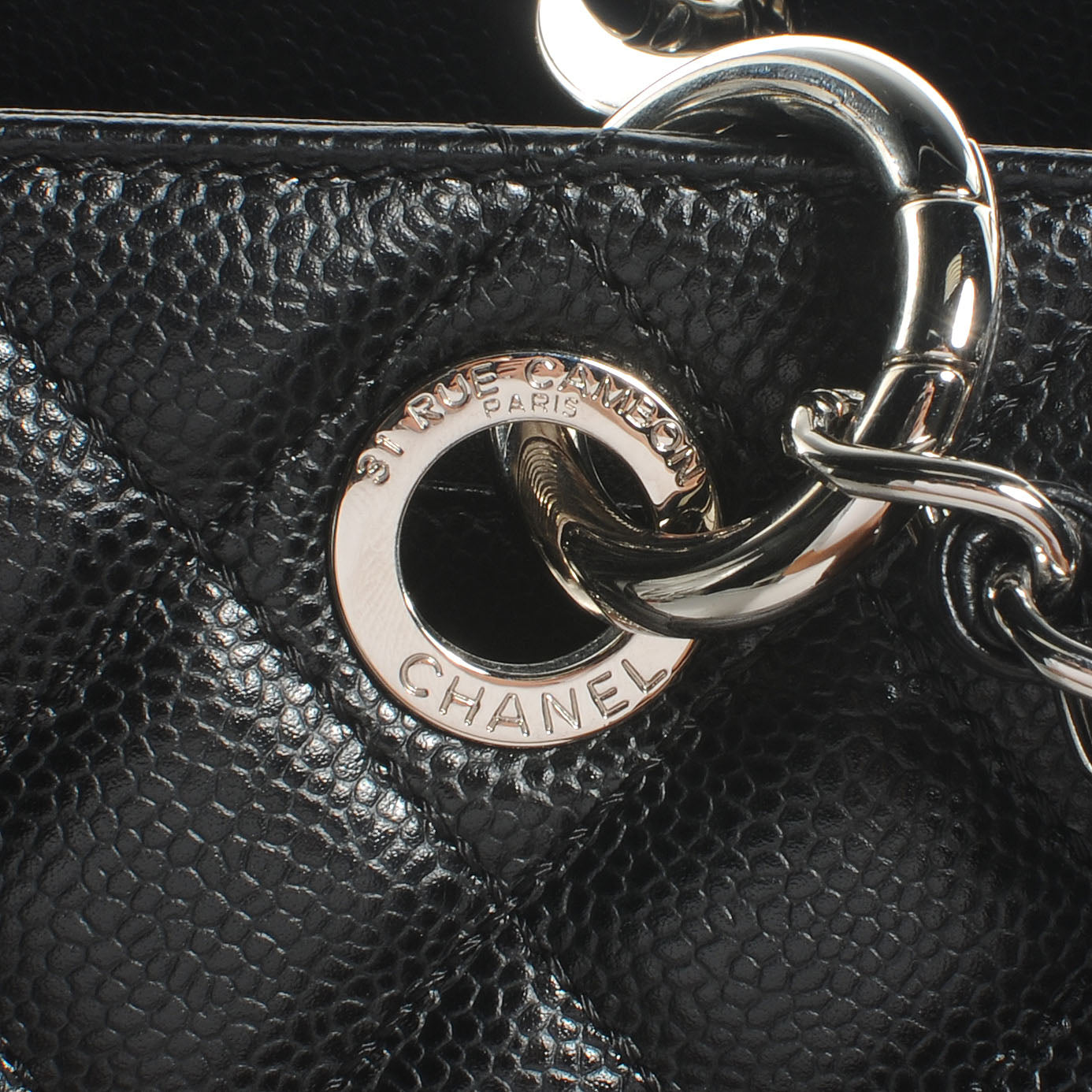 Chanel Caviar XL Grand Shopping Tote GST Black 8 of 8