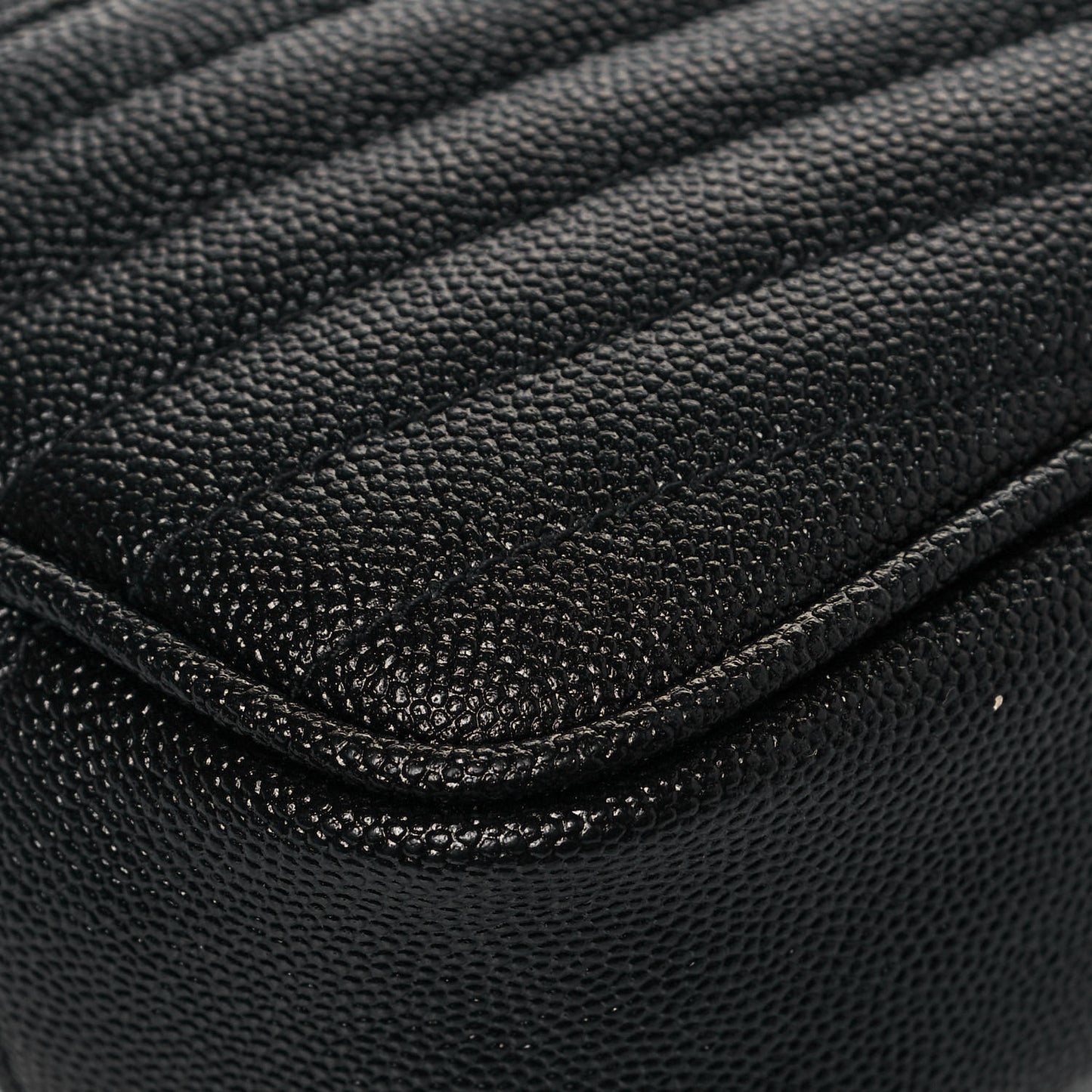 Grain De Poudre Matelasse Monogram Mini Lou Camera Bag Black
