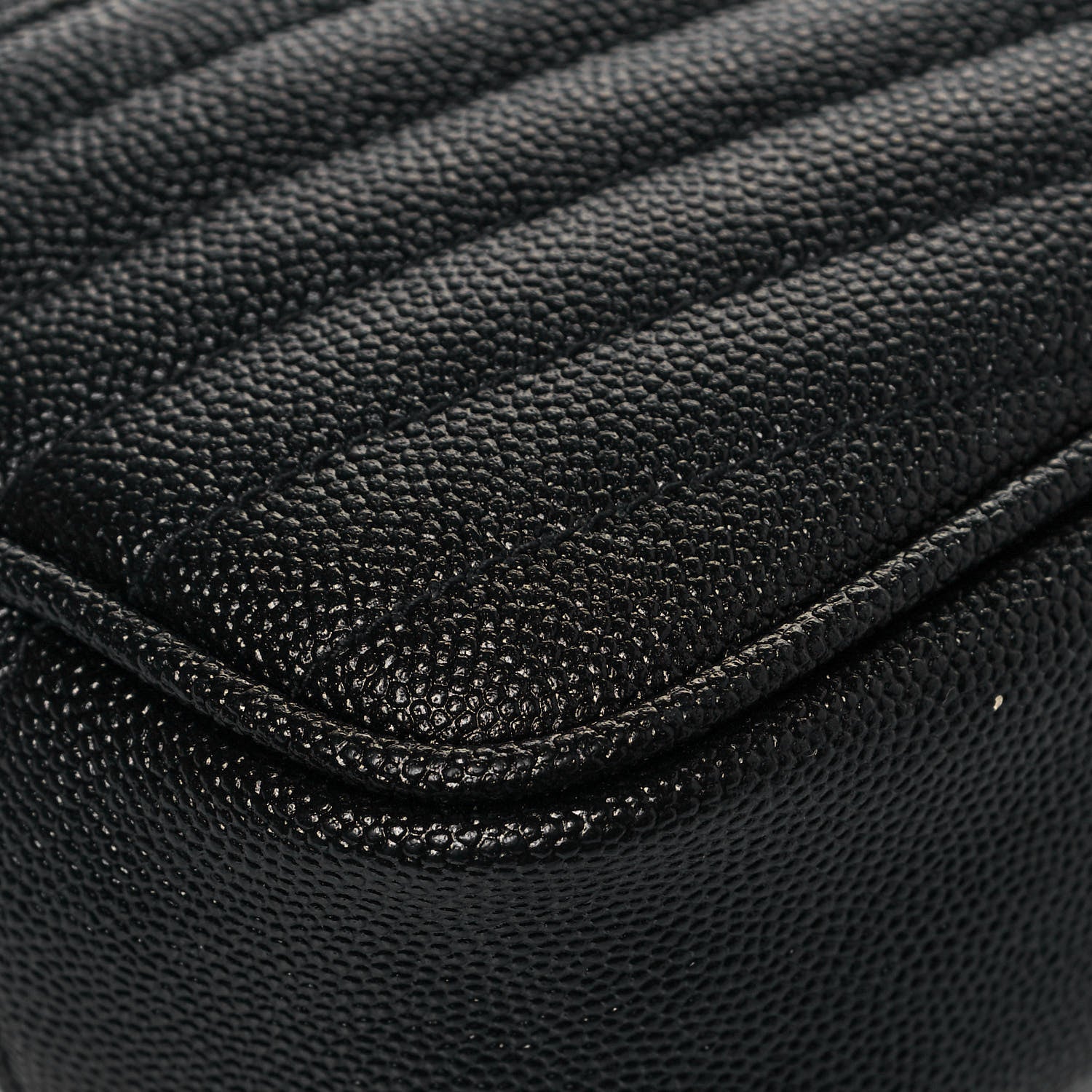 Saint Laurent Grain De Poudre Matelasse Monogram Mini Lou Camera Bag Black 10 of 14